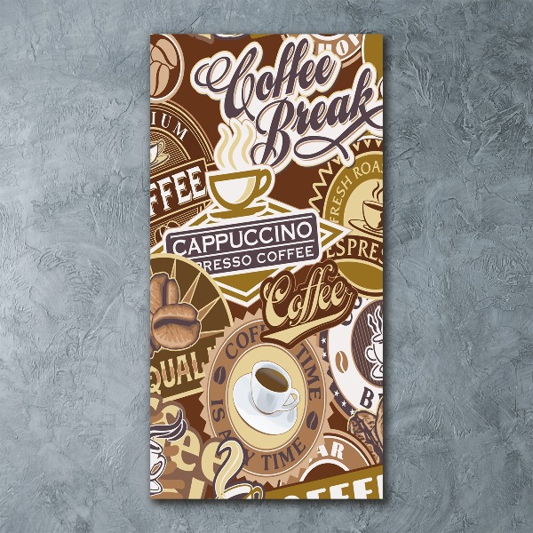 Plexiglasbilder vertikal Kaffeehaus