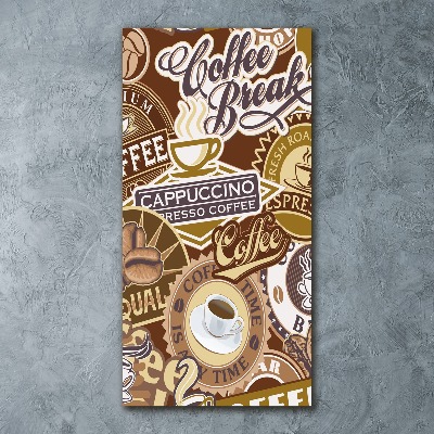 Plexiglasbilder vertikal Kaffeehaus