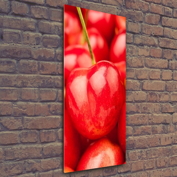Bild auf Acrylglas vertikal Kirschen
