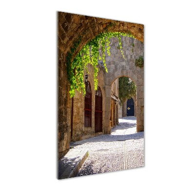 Bild auf Acrylglas vertikal Charmante Straßen