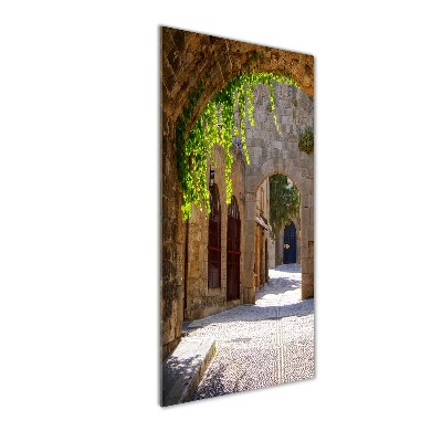 Bild auf Acrylglas vertikal Charmante Straßen