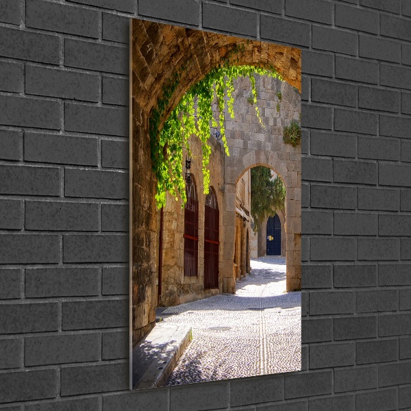 Bild auf Acrylglas vertikal Charmante Straßen