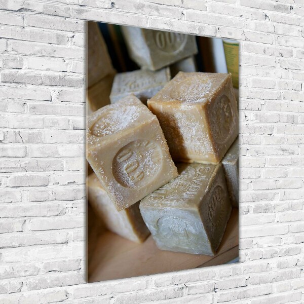 Modernes Acrylbild vertikal Seife