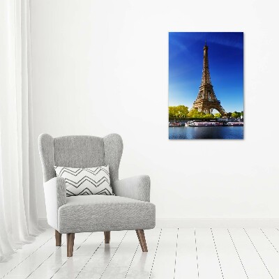 Modernes Acrylbild vertikal Eiffelturm Paris