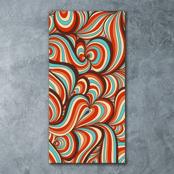 Plexiglasbilder vertikal Wirbelmuster