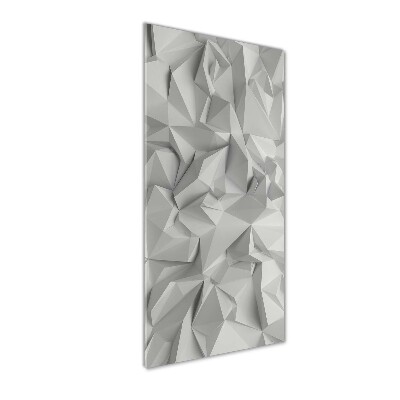 Acrylbild vertikal 3D-Abstraktion