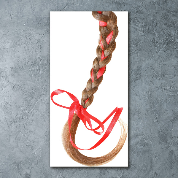 Acrylbild vertikal Flechten