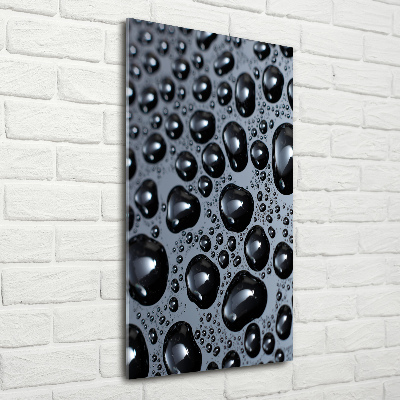 Bild auf Acrylglas vertikal Wassertropfen