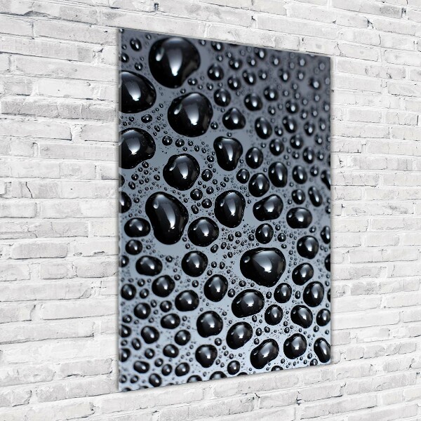 Bild auf Acrylglas vertikal Wassertropfen