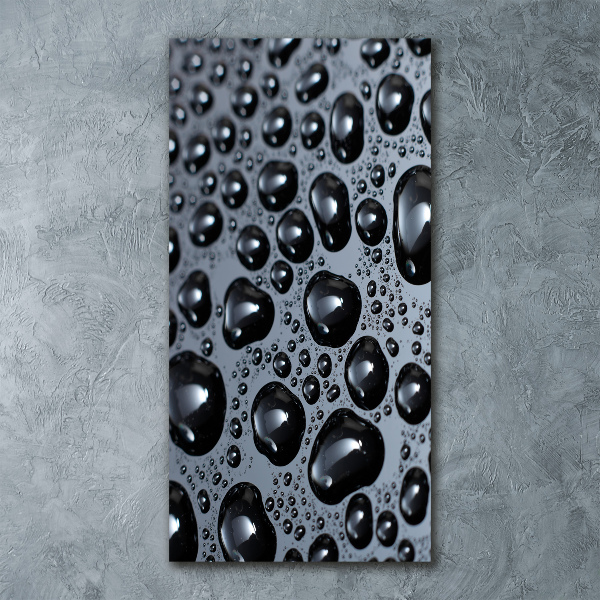 Bild auf Acrylglas vertikal Wassertropfen