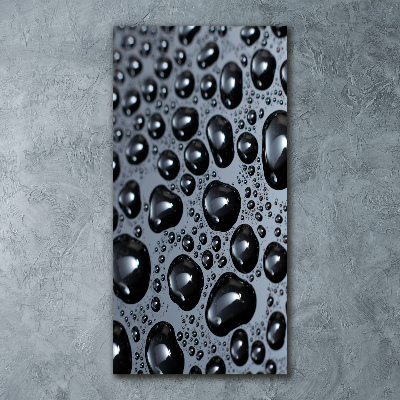Bild auf Acrylglas vertikal Wassertropfen