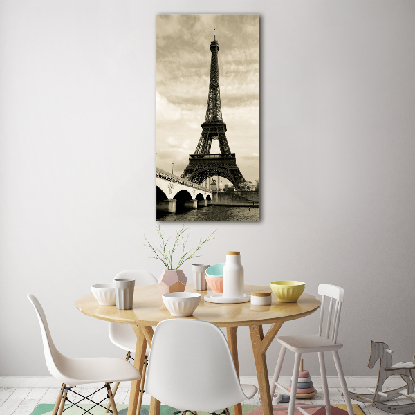 Bild auf Acrylglas vertikal Eiffelturm Paris