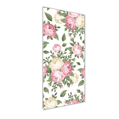 Bild auf Acrylglas vertikal Rosen