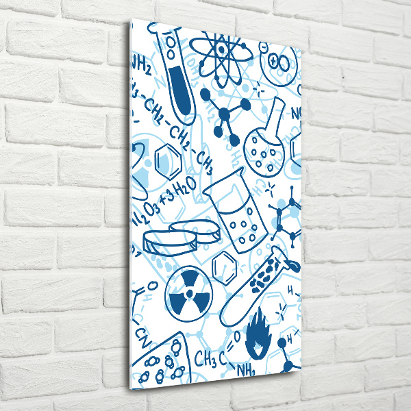 Plexiglasbilder vertikal Hintergrund in Chemie