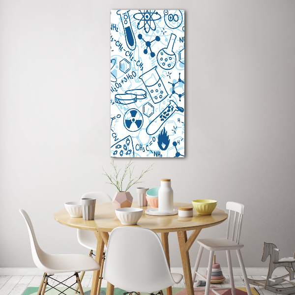 Plexiglasbilder vertikal Hintergrund in Chemie