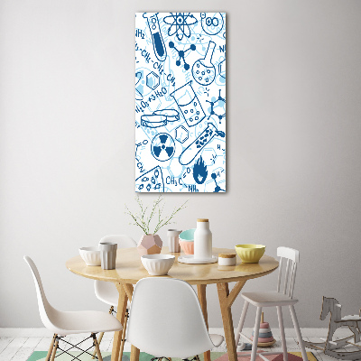 Plexiglasbilder vertikal Hintergrund in Chemie