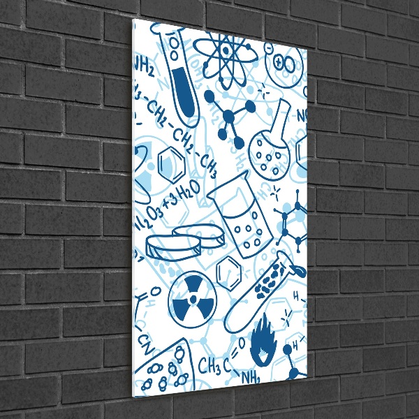 Plexiglasbilder vertikal Hintergrund in Chemie