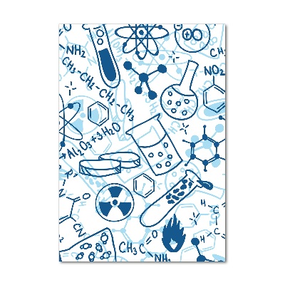 Plexiglasbilder vertikal Hintergrund in Chemie