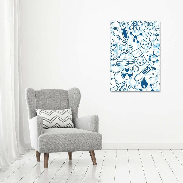 Plexiglasbilder vertikal Hintergrund in Chemie