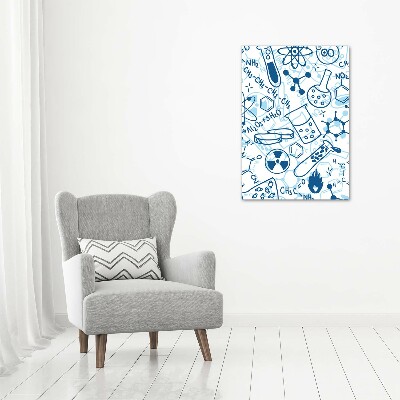 Plexiglasbilder vertikal Hintergrund in Chemie