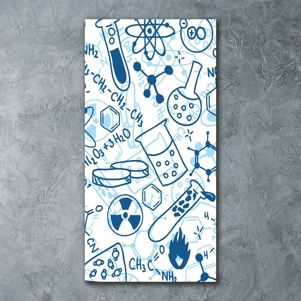 Plexiglasbilder vertikal Hintergrund in Chemie