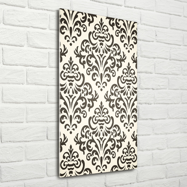 Acrylbild vertikal Ornamenthintergrund