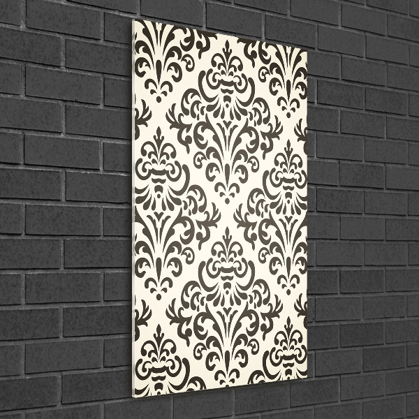 Acrylbild vertikal Ornamenthintergrund
