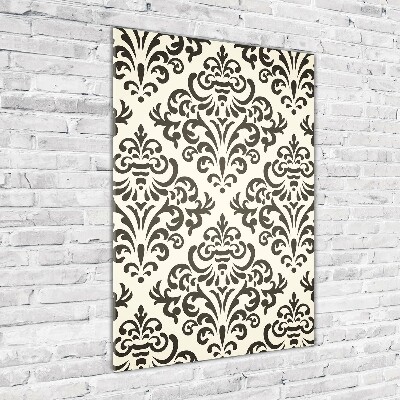 Acrylbild vertikal Ornamenthintergrund