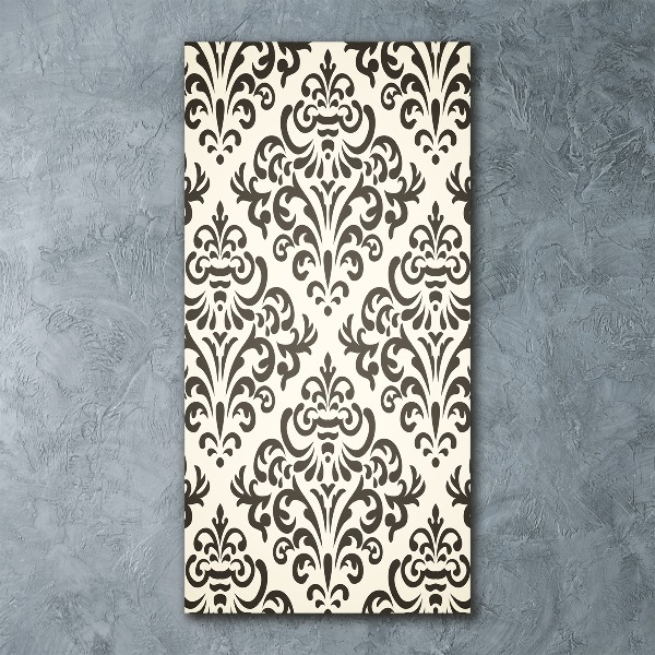 Acrylbild vertikal Ornamenthintergrund