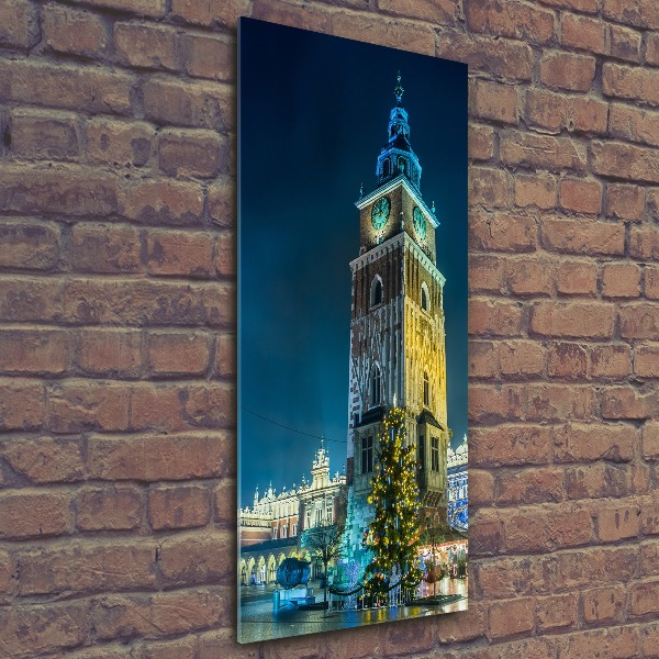 Acrylbild vertikal Krakau, Polen