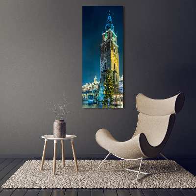 Acrylbild vertikal Krakau, Polen