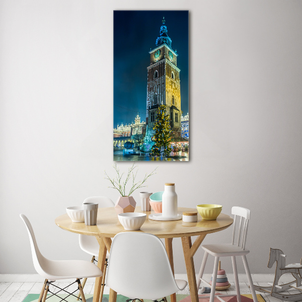 Acrylbild vertikal Krakau, Polen