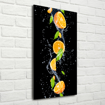 Bild auf Acrylglas vertikal Orangen