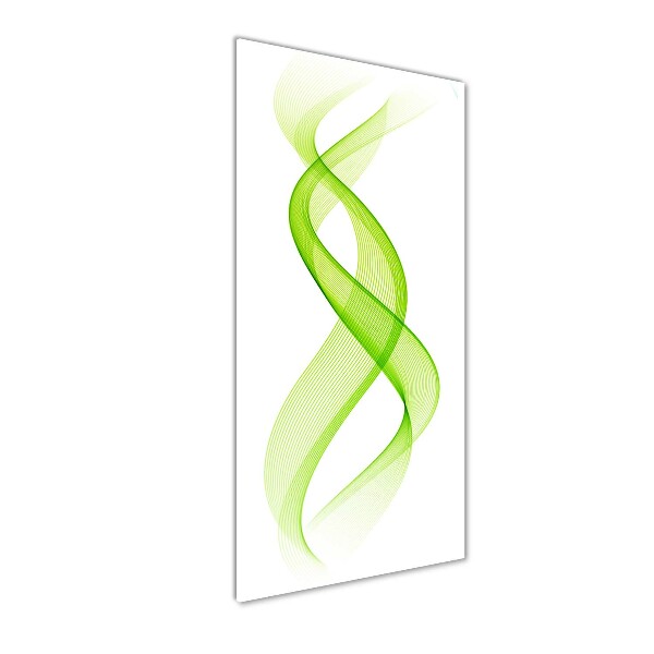 Acrylbild vertikal Bunte Wellen