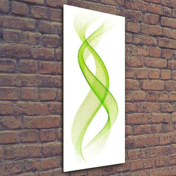 Acrylbild vertikal Bunte Wellen