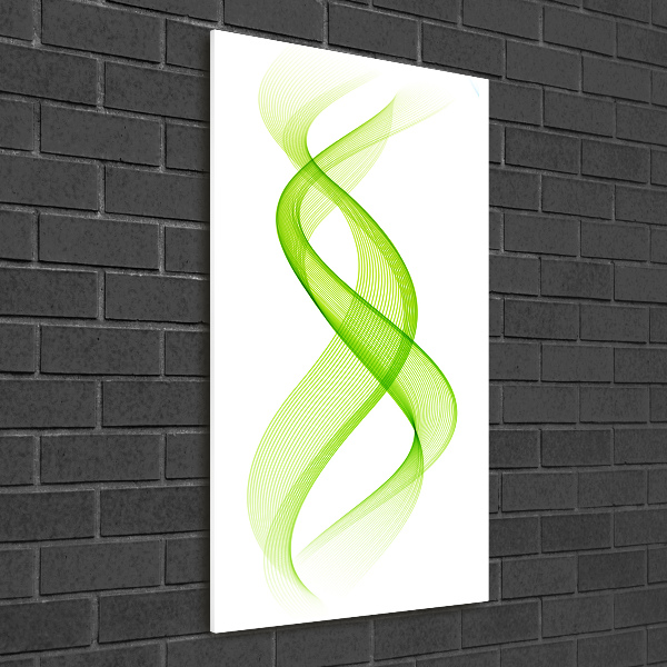 Acrylbild vertikal Bunte Wellen