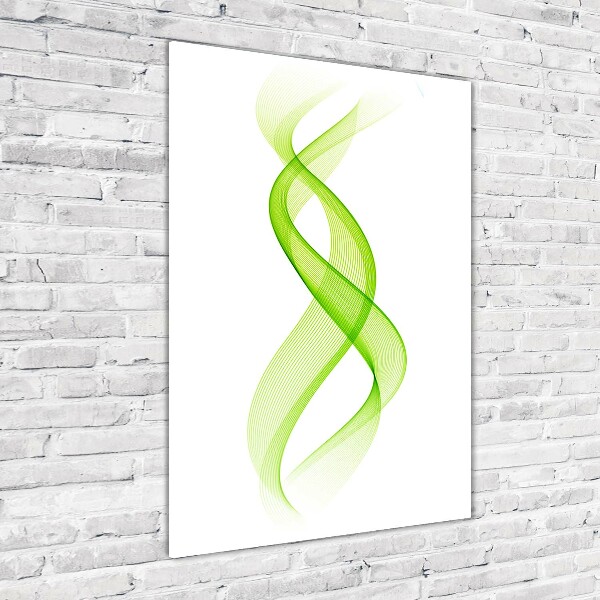 Acrylbild vertikal Bunte Wellen
