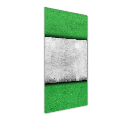 Bild auf Acrylglas vertikal Grüne Wand