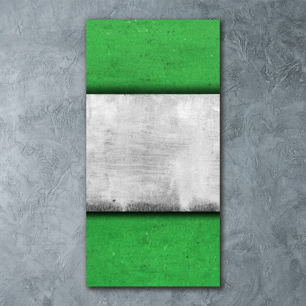 Bild auf Acrylglas vertikal Grüne Wand
