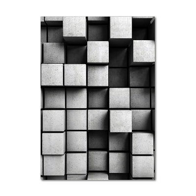 Acrylbild vertikal Abstraktion