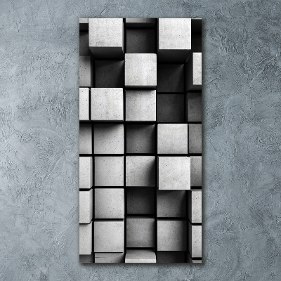 Acrylbild vertikal Abstraktion