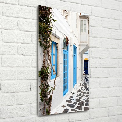 Plexiglasbilder vertikal Griechische Straßen