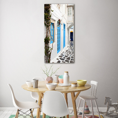 Plexiglasbilder vertikal Griechische Straßen