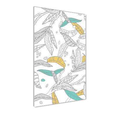 Plexiglasbilder vertikal Bunte Blätter