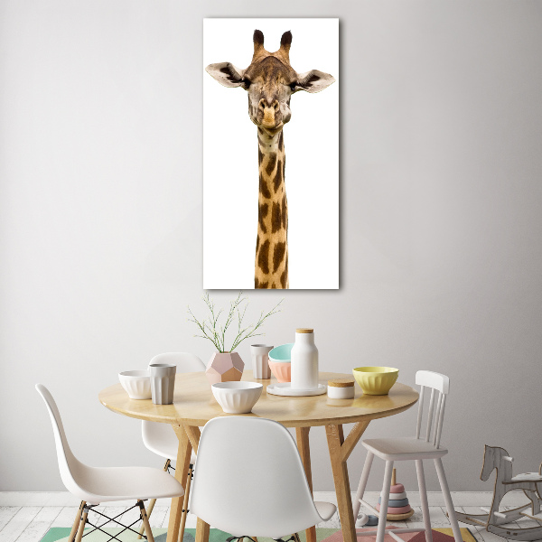 Bild auf Acrylglas vertikal Giraffe