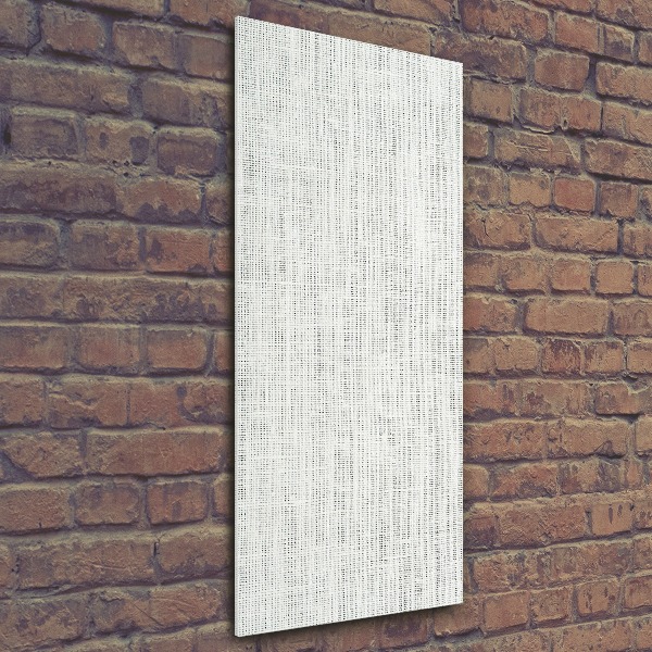 Plexiglasbilder vertikal Weißes Leinen