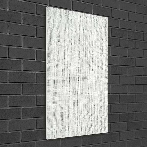 Plexiglasbilder vertikal Weißes Leinen