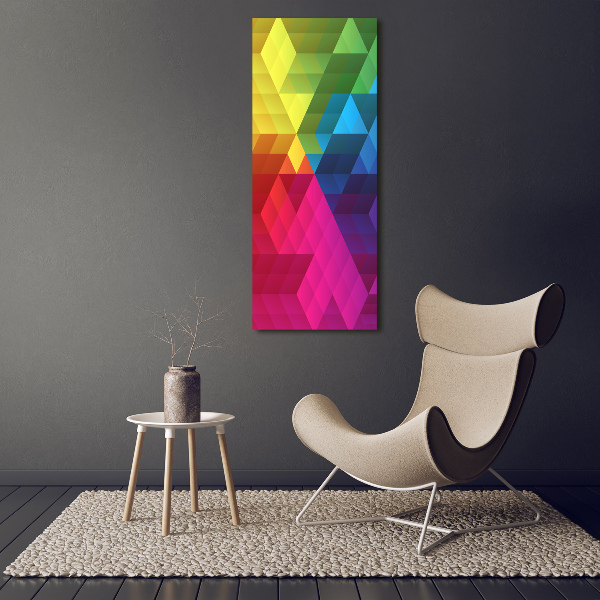 Bild auf Acrylglas vertikal Geometrischer Hintergrund