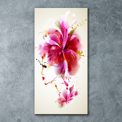 Acrylbild vertikal Abstrakte Frau