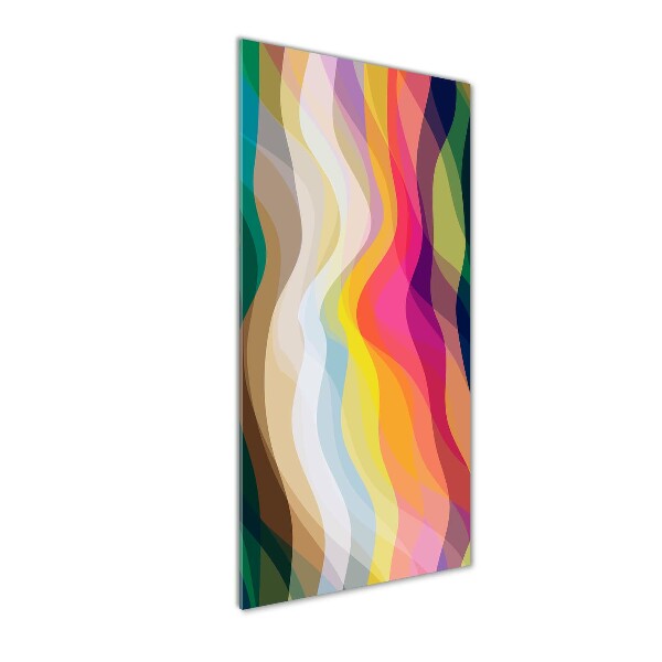 Bild auf Acrylglas vertikal Abstrakte Wellen